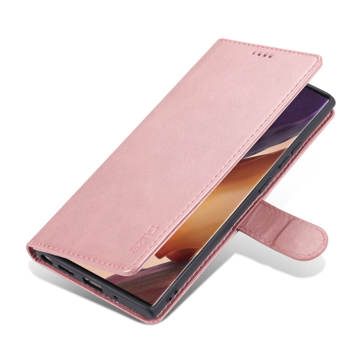 For Samsung Galaxy Note20 Ultra AZNS Skin Feel Calf Texture Horizontal Flip Leather Case with Card Slots & Holder & Wallet