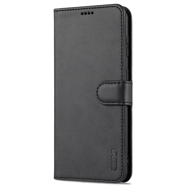 For Samsung Galaxy S21 FE 5G AZNS Skin Feel Calf Texture Horizontal Flip Leather Case with Card Slots & Holder & Wallet