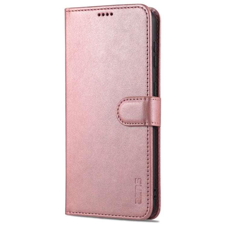For Samsung Galaxy S21 FE 5G AZNS Skin Feel Calf Texture Horizontal Flip Leather Case with Card Slots & Holder & Wallet