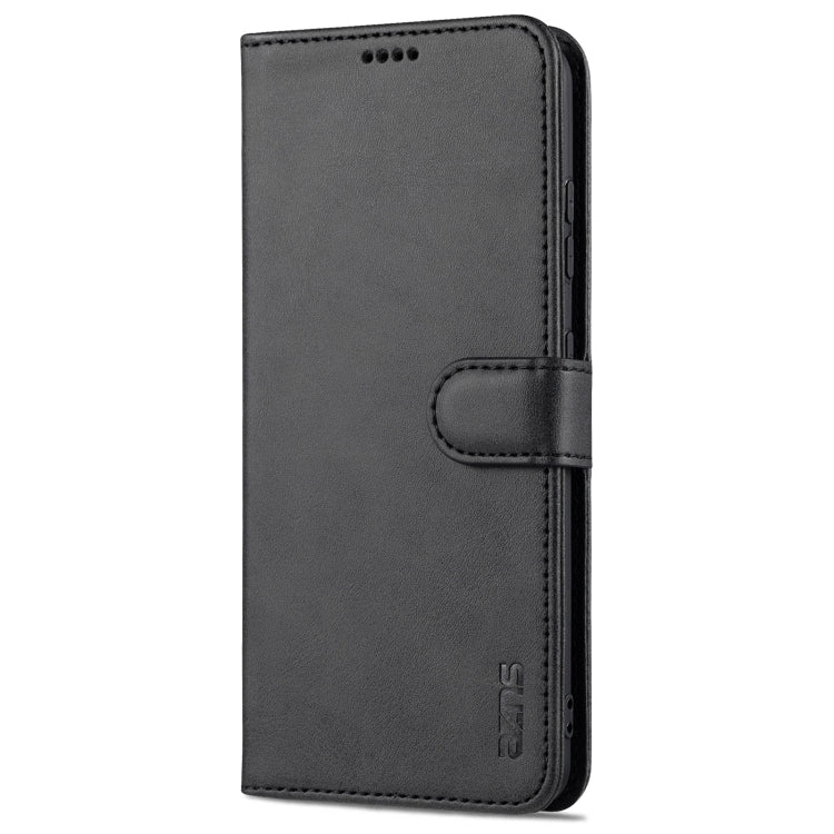 For Samsung Galaxy S21 Ultra 5G AZNS Skin Feel Calf Texture Horizontal Flip Leather Case with Card Slots & Holder & Wallet