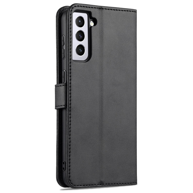 For Samsung Galaxy S21+ 5G AZNS Skin Feel Calf Texture Horizontal Flip Leather Case with Card Slots & Holder & Wallet