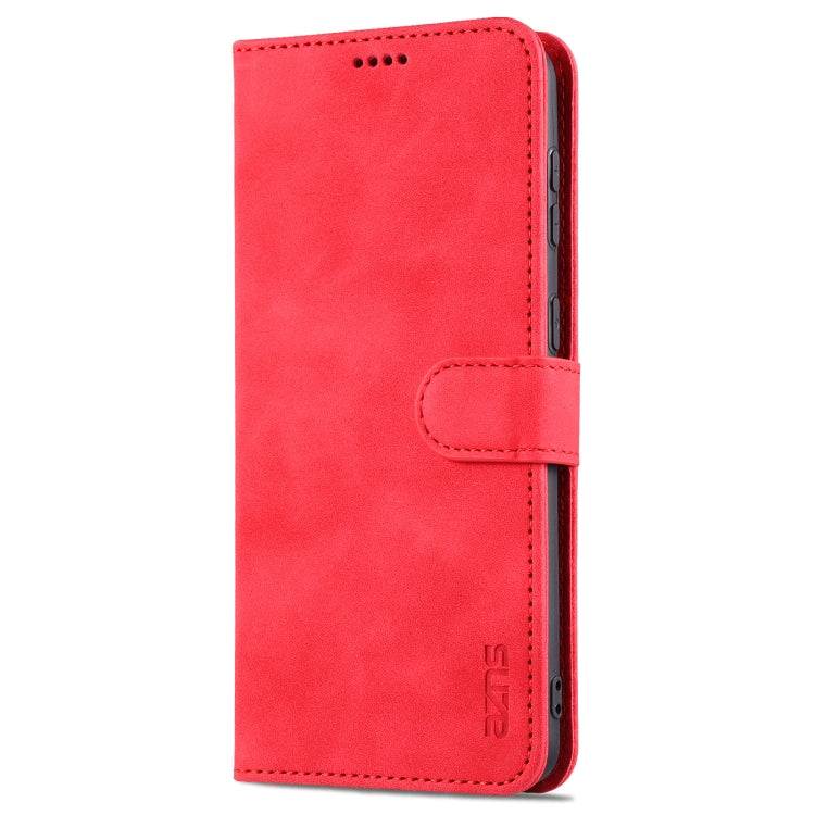 For Samsung Galaxy S21+ 5G AZNS Skin Feel Calf Texture Horizontal Flip Leather Case with Card Slots & Holder & Wallet