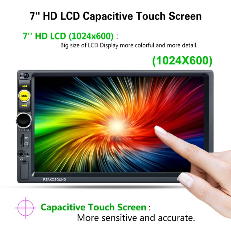 7157B HD 7 inch Car Radio Receiver MP5 Player CarPlay Mobile Phone Interconnection All-in-one Player