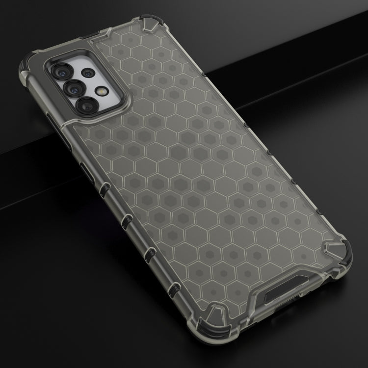 For Samsung Galaxy A32 4G Shockproof Honeycomb PC + TPU Case with Neck Lanyard