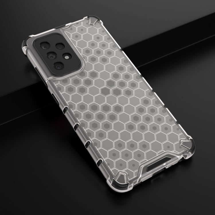 For Samsung Galaxy A52 5G / 4G Shockproof Honeycomb PC + TPU Case with Neck Lanyard