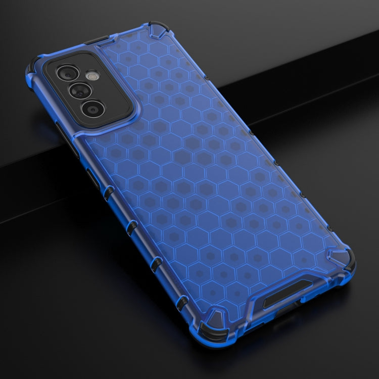 For Samsung Galaxy A82 5G Shockproof Honeycomb PC + TPU Case with Neck Lanyard