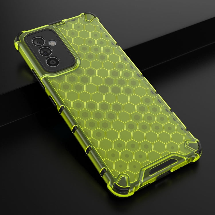 For Samsung Galaxy A82 5G Shockproof Honeycomb PC + TPU Case with Neck Lanyard