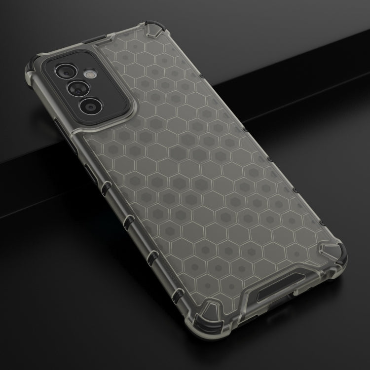 For Samsung Galaxy A82 5G Shockproof Honeycomb PC + TPU Case with Neck Lanyard