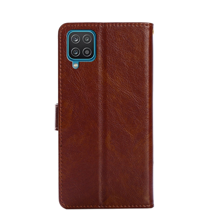 For Samsung Galaxy A12 Zipper Bag PU + TPU Horizontal Flip Leather Case with Holder & Card Slot & Wallet & Lanyard