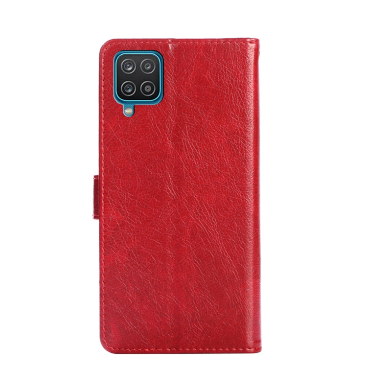 For Samsung Galaxy A12 Zipper Bag PU + TPU Horizontal Flip Leather Case with Holder & Card Slot & Wallet & Lanyard