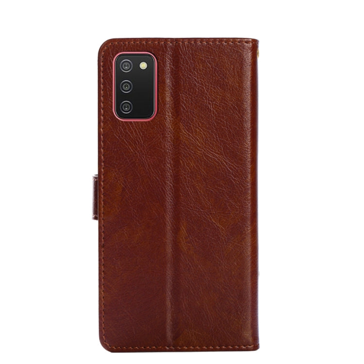For Samsung Galaxy A02s Zipper Bag PU + TPU Horizontal Flip Leather Case with Holder & Card Slot & Wallet & Lanyard