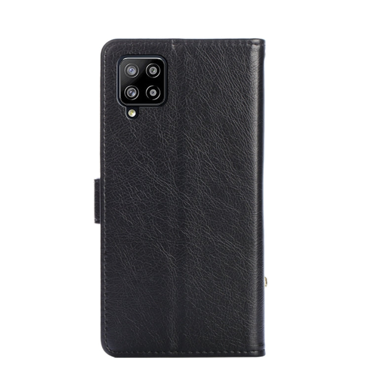 For Samsung Galaxy A42 5G Zipper Bag PU + TPU Horizontal Flip Leather Case with Holder & Card Slot & Wallet & Lanyard