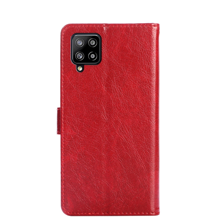For Samsung Galaxy A42 5G Zipper Bag PU + TPU Horizontal Flip Leather Case with Holder & Card Slot & Wallet & Lanyard