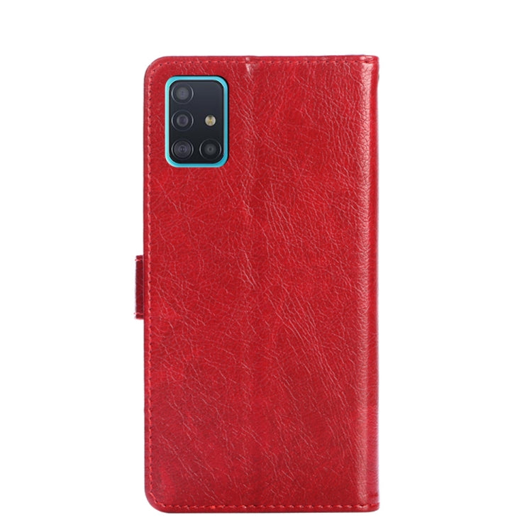For Samsung Galaxy A51 4G Zipper Bag PU + TPU Horizontal Flip Leather Case with Holder & Card Slot & Wallet & Lanyard