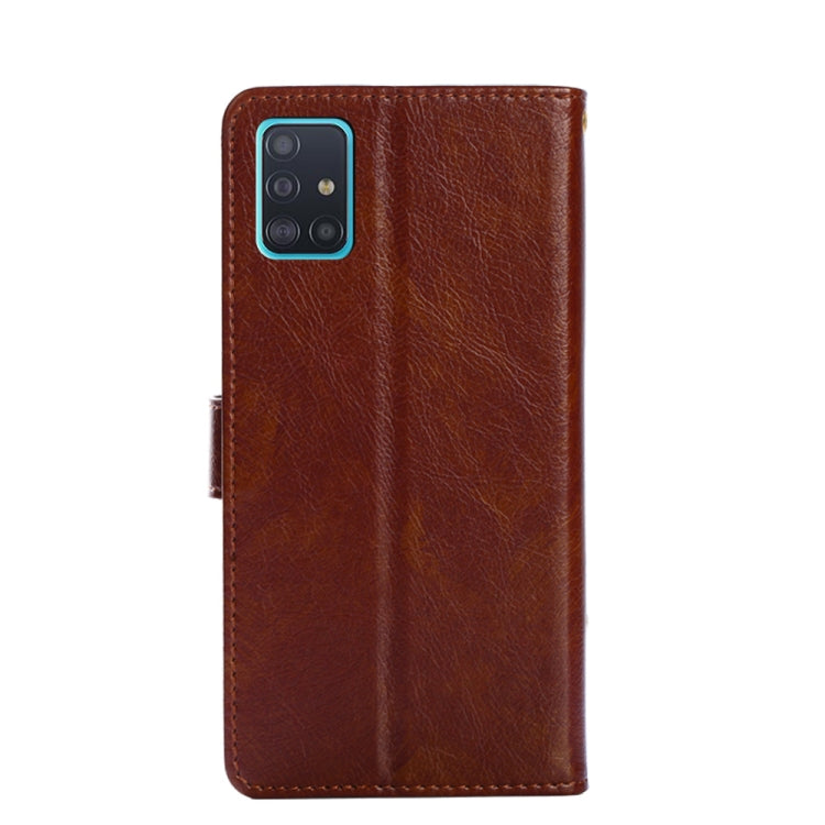 For Samsung Galaxy A51 5G Zipper Bag PU + TPU Horizontal Flip Leather Case with Holder & Card Slot & Wallet & Lanyard