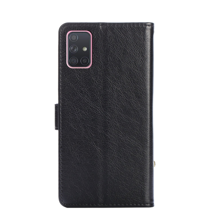 For Samsung Galaxy A71 4G Zipper Bag PU + TPU Horizontal Flip Leather Case with Holder & Card Slot & Wallet & Lanyard