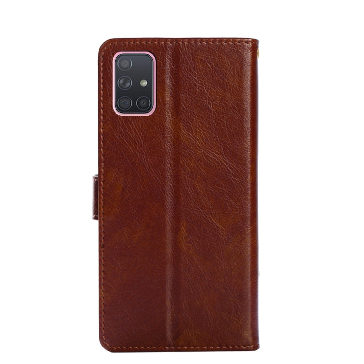 For Samsung Galaxy A71 4G Zipper Bag PU + TPU Horizontal Flip Leather Case with Holder & Card Slot & Wallet & Lanyard