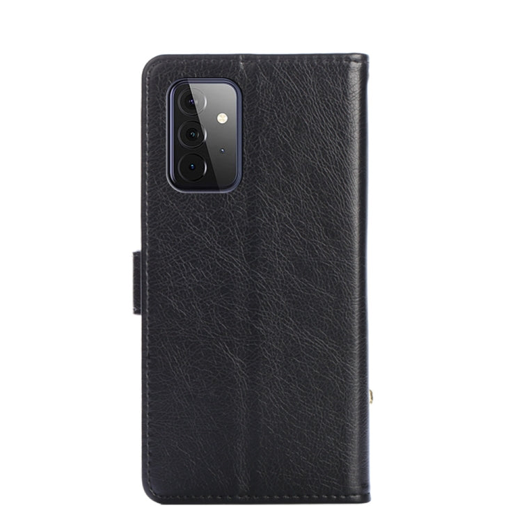 For Samsung Galaxy A72 5G / 4G Zipper Bag PU + TPU Horizontal Flip Leather Case with Holder & Card Slot & Wallet & Lanyard