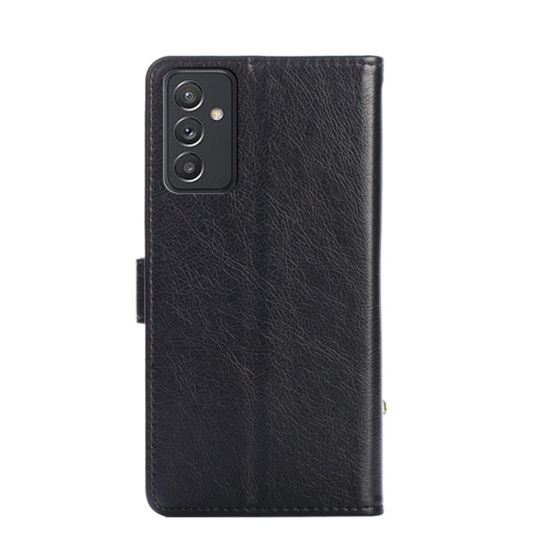 For Samsung Galaxy Quantum 2 Zipper Bag PU + TPU Horizontal Flip Leather Case with Holder & Card Slot & Wallet & Lanyard