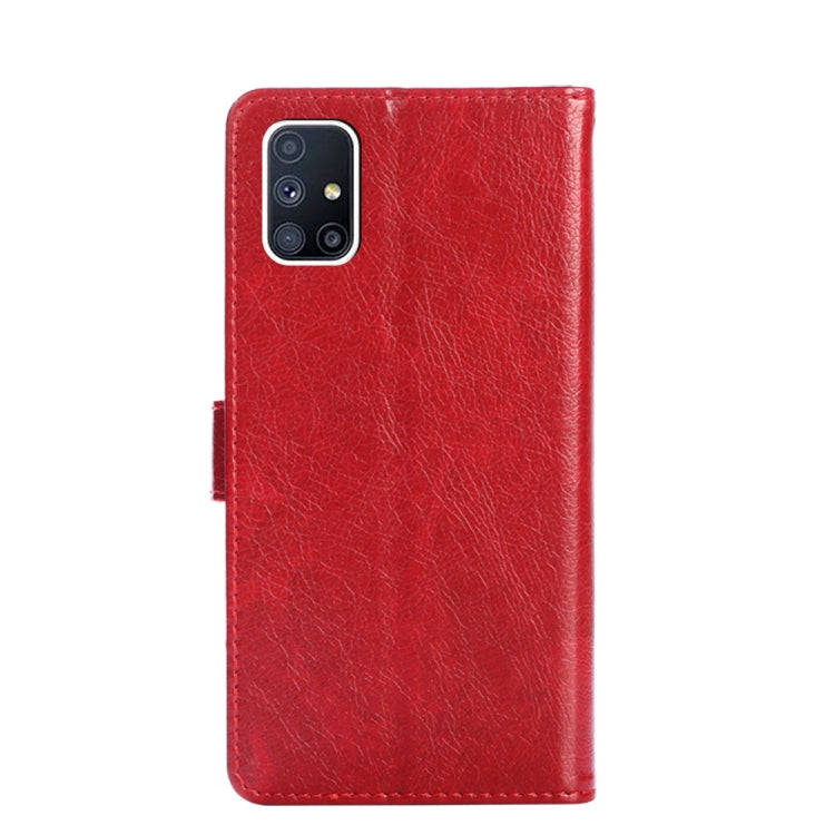 For Samsung Galaxy M51 Zipper Bag PU + TPU Horizontal Flip Leather Case with Holder & Card Slot & Wallet & Lanyard