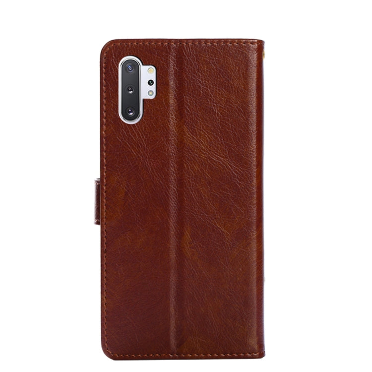For Samsung Galaxy Note10+ Zipper Bag PU + TPU Horizontal Flip Leather Case with Holder & Card Slot & Wallet & Lanyard