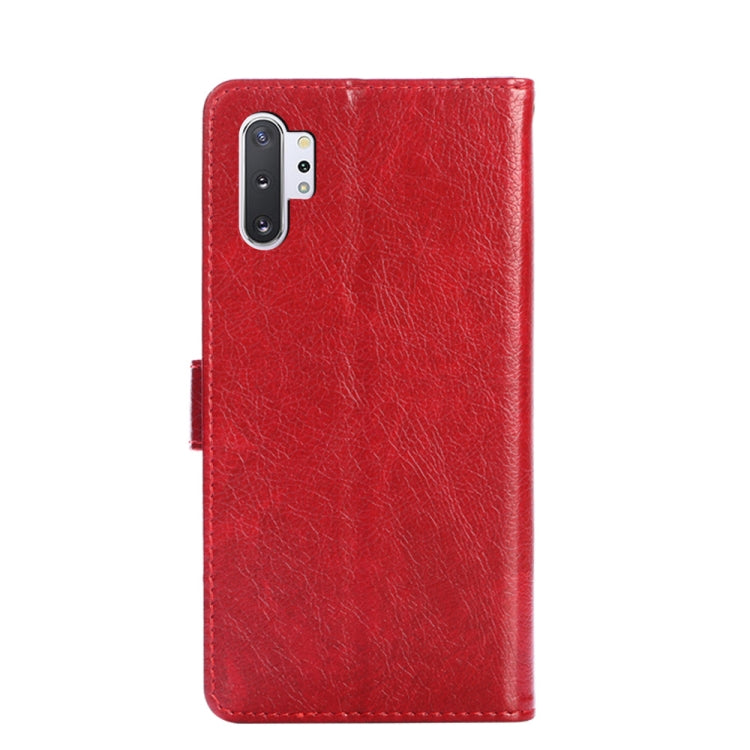 For Samsung Galaxy Note10+ Zipper Bag PU + TPU Horizontal Flip Leather Case with Holder & Card Slot & Wallet & Lanyard