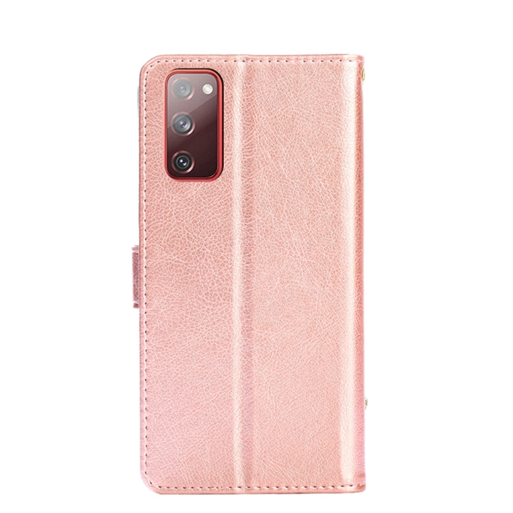 For Samsung Galaxy S20 Zipper Bag PU + TPU Horizontal Flip Leather Case with Holder & Card Slot & Wallet & Lanyard