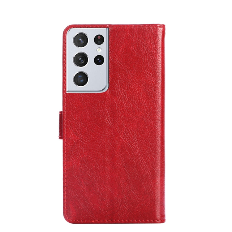 For Samsung Galaxy S21 5G Zipper Bag PU + TPU Horizontal Flip Leather Case with Holder & Card Slot & Wallet & Lanyard