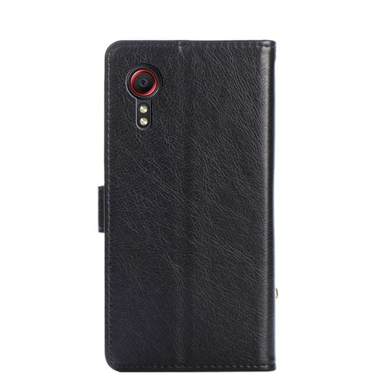 For Samsung Galaxy Xcover 5 Zipper Bag PU + TPU Horizontal Flip Leather Case with Holder & Card Slot & Wallet & Lanyard