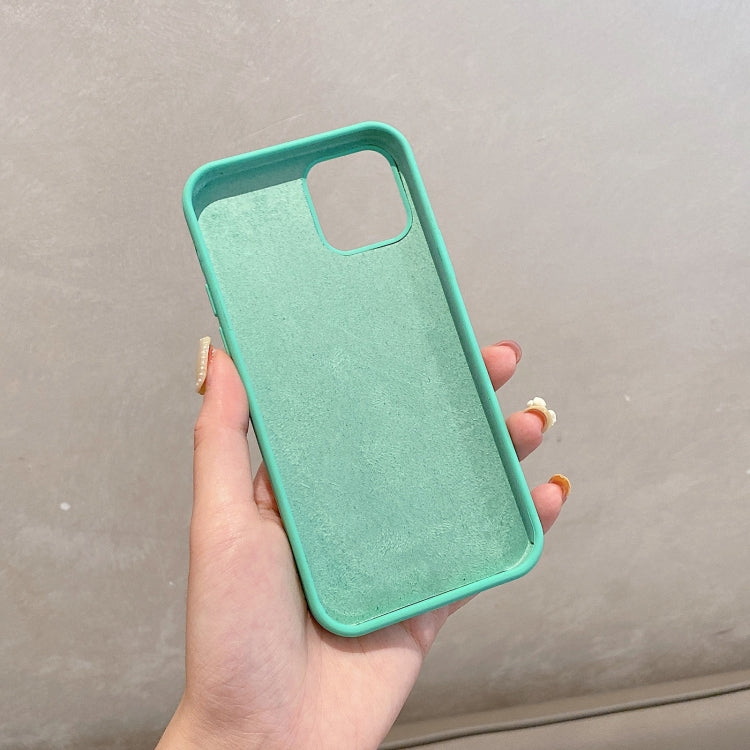For iPhone 11 Pro Herringbone Texture Silicone Protective Case