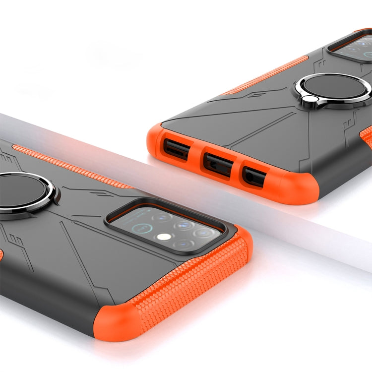 For Infinix Note 8 Armor Bear Shockproof PC + TPU Protective Case with Ring Holder