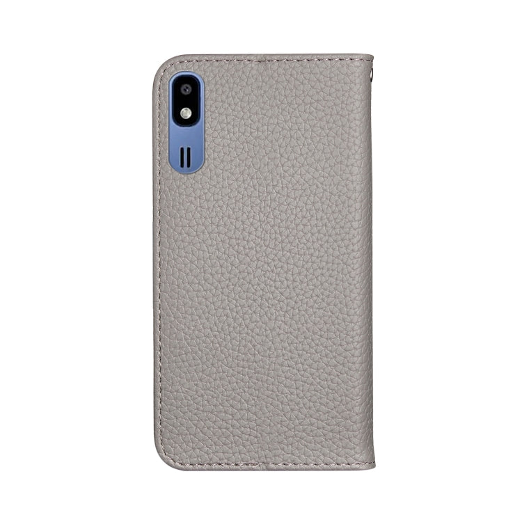 For Galaxy A2 Core Litchi Texture Horizontal Flip Leather Case with Holder & Card Slots