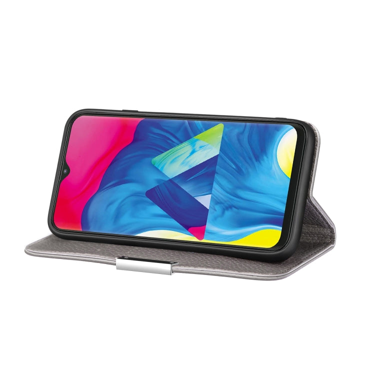For Galaxy A10 Litchi Texture Horizontal Flip Leather Case with Holder & Card Slots