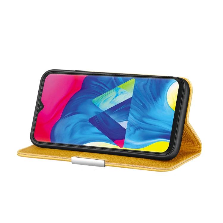 For Galaxy A10 Litchi Texture Horizontal Flip Leather Case with Holder & Card Slots