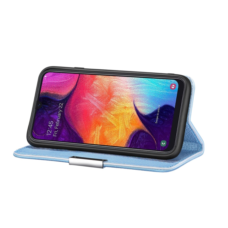 For Galaxy A70 Litchi Texture Horizontal Flip Leather Case with Holder & Card Slots