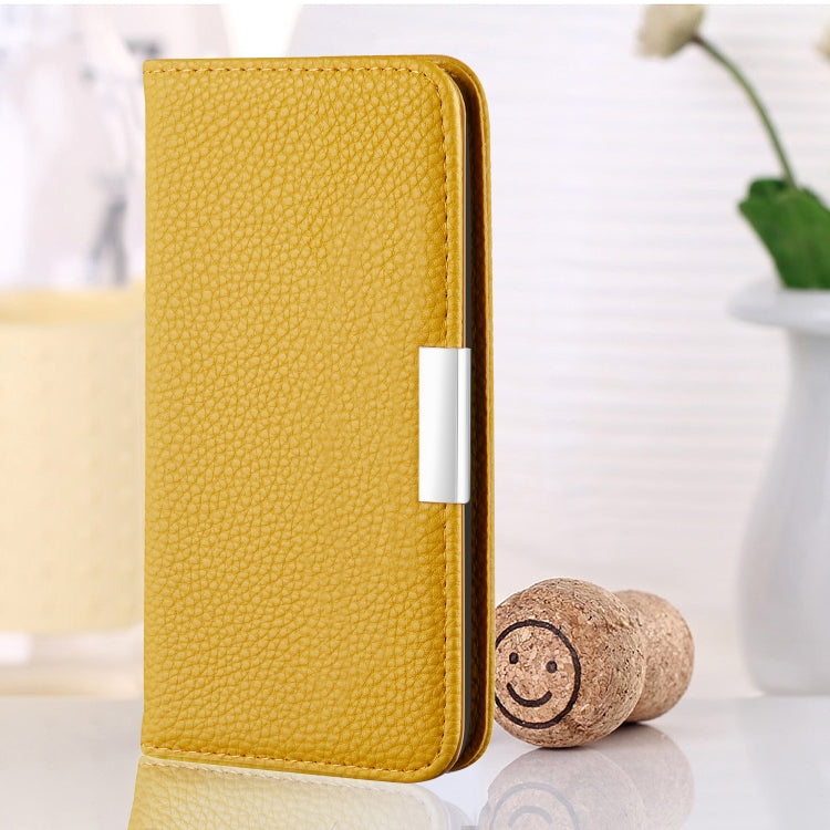 For Galaxy A70 Litchi Texture Horizontal Flip Leather Case with Holder & Card Slots