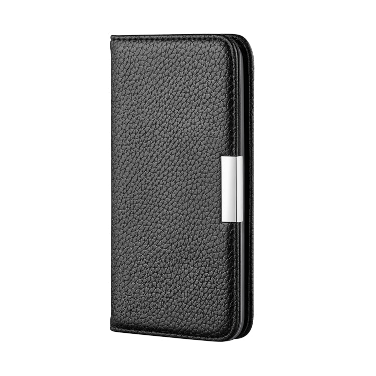 For Galaxy A90 / A80 Litchi Texture Horizontal Flip Leather Case with Holder & Card Slots