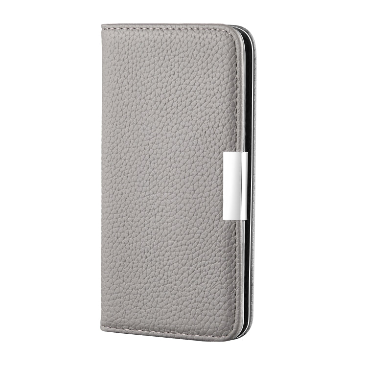 For Galaxy A90 / A80 Litchi Texture Horizontal Flip Leather Case with Holder & Card Slots