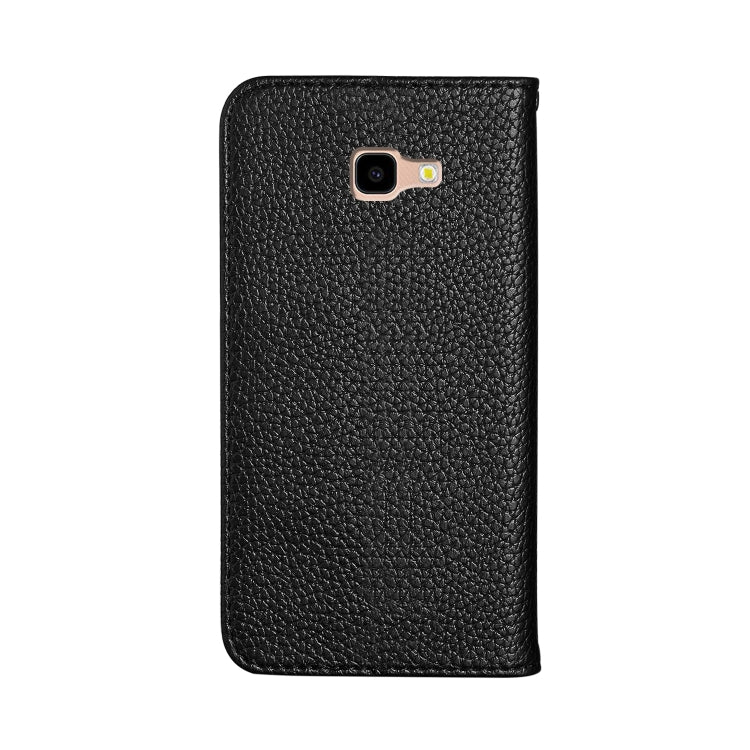For Galaxy J4 Plus Litchi Texture Horizontal Flip Leather Case with Holder & Card Slots