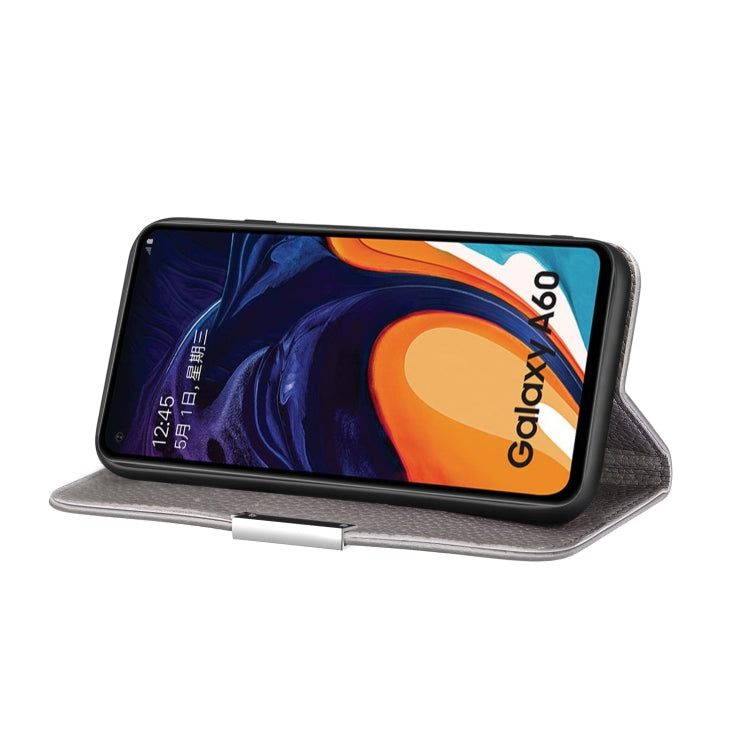 For Galaxy M40 / A60 Litchi Texture Horizontal Flip Leather Case with Holder & Card Slots
