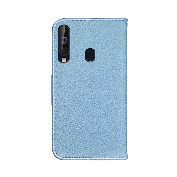 For Galaxy M40 / A60 Litchi Texture Horizontal Flip Leather Case with Holder & Card Slots