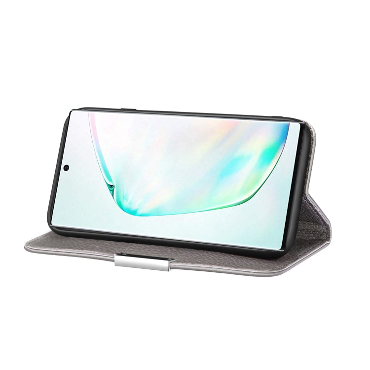 For Galaxy Note 10 Litchi Texture Horizontal Flip Leather Case with Holder & Card Slots