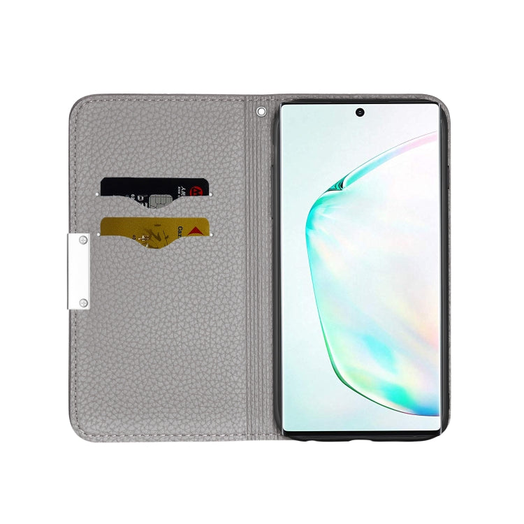 For Galaxy Note 10 Litchi Texture Horizontal Flip Leather Case with Holder & Card Slots