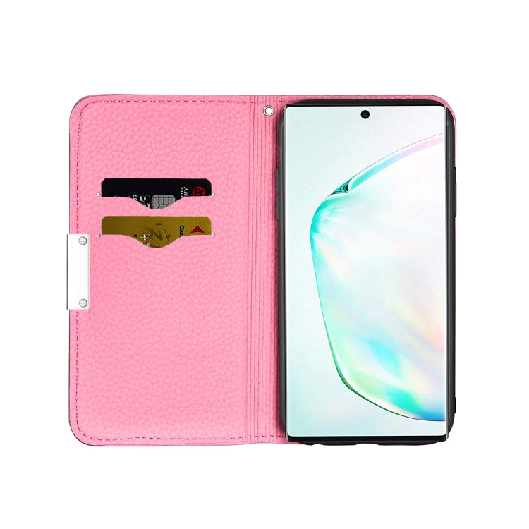 For Galaxy Note 10 Litchi Texture Horizontal Flip Leather Case with Holder & Card Slots