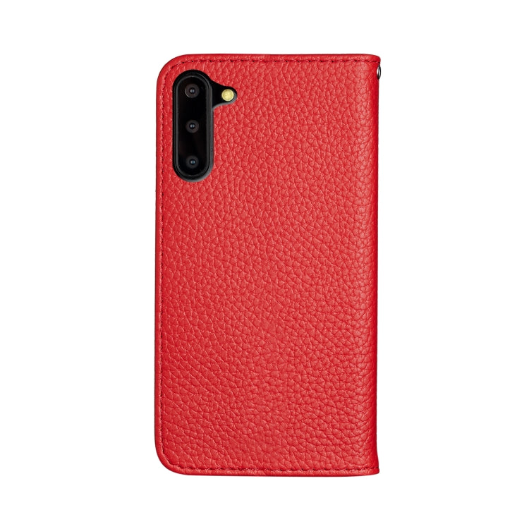 For Galaxy Note 10 Litchi Texture Horizontal Flip Leather Case with Holder & Card Slots