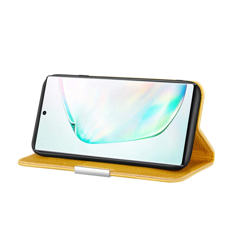 For Galaxy Note 10 Litchi Texture Horizontal Flip Leather Case with Holder & Card Slots