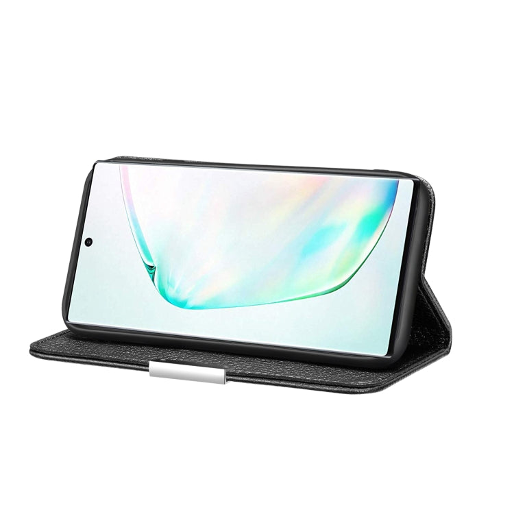 For Galaxy Note 10 Pro Litchi Texture Horizontal Flip Leather Case with Holder & Card Slots