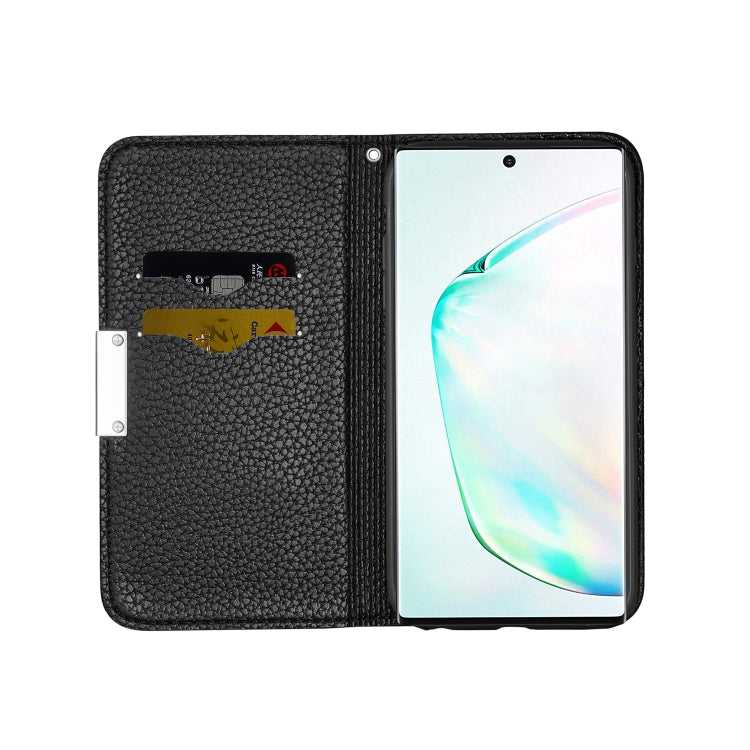 For Galaxy Note 10 Pro Litchi Texture Horizontal Flip Leather Case with Holder & Card Slots