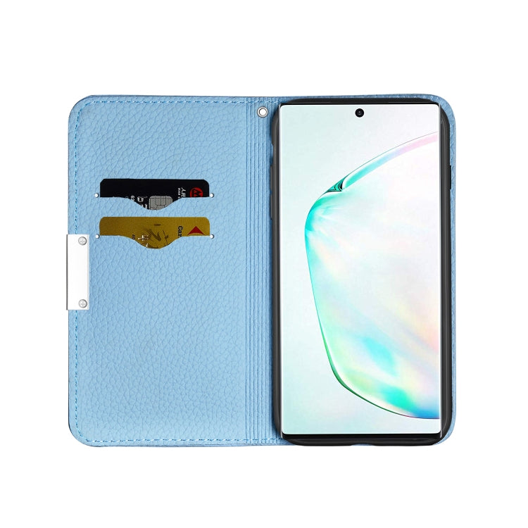For Galaxy Note 10 Pro Litchi Texture Horizontal Flip Leather Case with Holder & Card Slots