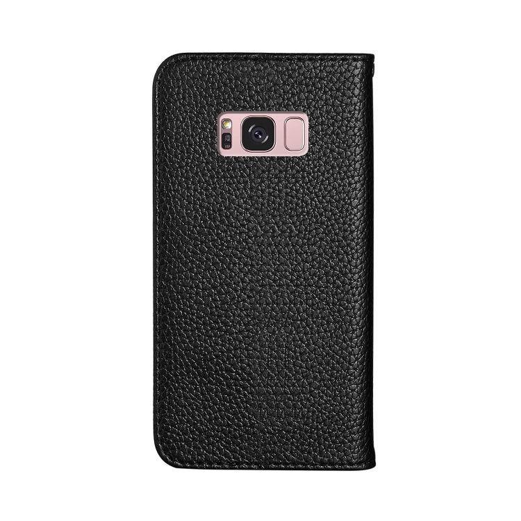 For Galaxy S8 Plus Litchi Texture Horizontal Flip Leather Case with Holder & Card Slots